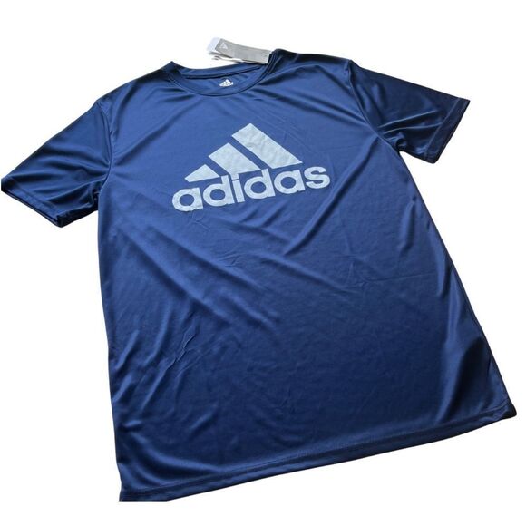 Adidas Men's Blue T-Shirt - Picture 1 of 9